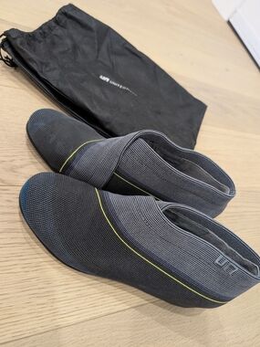 United Nude Gray Slip-On Woven-Trim Shoes (Size 9)